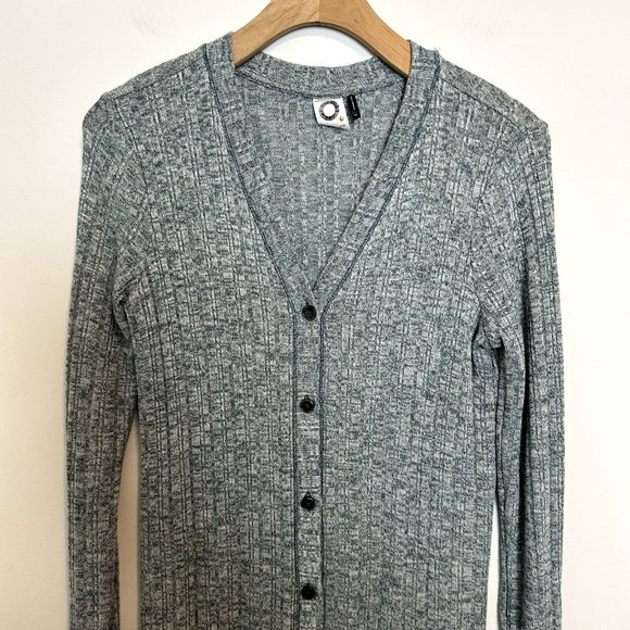 Anthropologie Akemi & Kin Heathered Chateaux Longline Duster Cardigan - Picture 7 of 16